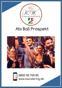 Abi Ball Prospekt K.W. Catering & Events Düsseldorf