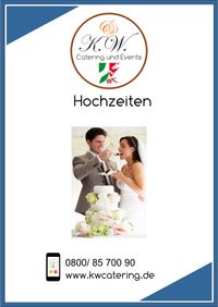 Hochzeitsprospekt K.W. Catering & Events Düsseldorf