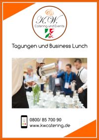 Tagungen und Business Lunch Prospekt K.W. Catering & Events Düsseldorf